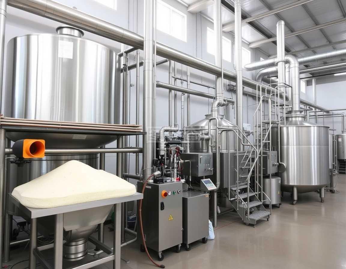 脂肪工廠。加工脂肪和油的工廠。食品工業生產